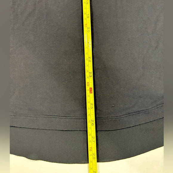 Chicos by Chicos V-Neck High Low Black Oversized Knit Blouse Women’s Sz 3 - Picture 3 of 7